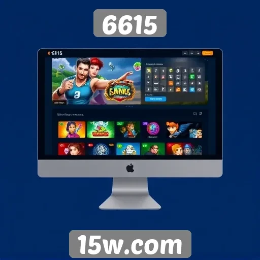 Análise da interface do site 6615 para jogadores